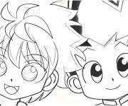 Coloriage Chasseur Chibi Hunter