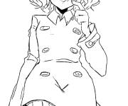 Coloriage Chat Neferpitou de Hunter x Hunter