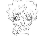 Coloriage Chibi Killua Hunter x Hunter