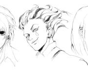 Coloriage H&eacute;ros Hunter-x-Hunter Anime