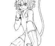 Coloriage Neferpitou de Hunter x Hunter