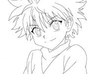 Coloriage Timide Killua