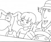 Coloriage et dessins gratuit Inspecteur Gadget à imprimer à imprimer