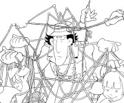 Coloriage et dessins gratuit Inspecteur Gadget est coincé à imprimer