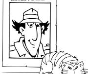 Coloriage Inspecteur Gadget Wanted