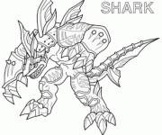 Coloriage Invizimals Dark Tiger Shark