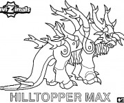 Coloriage Invizimals dessim monstre