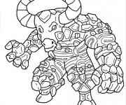 Coloriage et dessins gratuit Invizimals Minotaur en ligne à imprimer