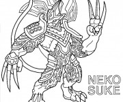 Coloriage Invizimals Neko Suke