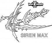Coloriage Invizimals Siren Max