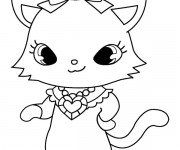 Coloriage et dessins gratuit Jewelpet 16 à imprimer