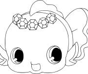 Coloriage Jewelpet Aqua