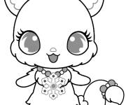 Coloriage Portrait de Jewelpet