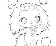 Coloriage Yuku le Jewelpet mignonne