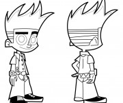 Coloriage et dessins gratuit Image Johnny Test Disney à imprimer