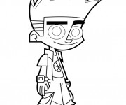 Coloriage et dessins gratuit Johnny Test dessin animé à imprimer