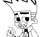 Coloriage Johnny Test walt disney