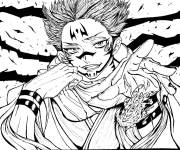 Coloriage Affiche d'Anime Jujutsu Kaisen