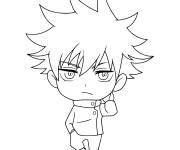 Coloriage Chibi Megumi Fushiguro