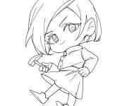 Coloriage Chibi Nobara Kugisaki de Jujutsu kaisen