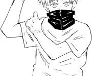 Coloriage et dessins gratuit Inumaki Toge de Jujutsu kaisen à imprimer