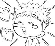 Coloriage Itadori Chibi