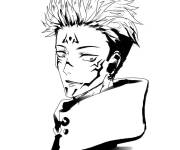 Coloriage Jujutsu Kaisen livre de manga