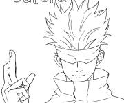 Coloriage Jujutsu Kaisen Satoru