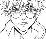 Coloriage Personnage anime Jujutsu Kaisen