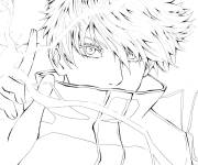 Coloriage Puissance de Gojo Satoru