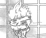 Coloriage Satoru Chibi