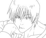 Coloriage et dessins gratuit Toji de Jujutsu kaisen à imprimer