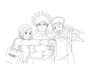 Coloriage Trio de Jujutsu kaisen