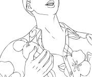 Coloriage et dessins gratuit Abs Saga Kpop Demon Hunters à imprimer