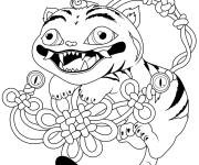 Coloriage D&eacute;mon d&eacute;bile de Kpop Demon Hunters