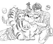 Coloriage Derpy, Jinu et Rumi