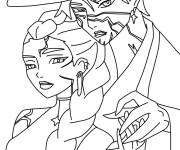 Coloriage Jinu et Rumi