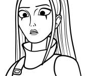 Coloriage La surprise sur le visage de Mira
