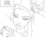 Coloriage et dessins gratuit Les guerri&egrave;res de la K-pop à imprimer