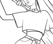 Coloriage Mira Chasseurs de d&eacute;mons Kpop