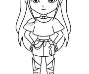 Coloriage et dessins gratuit Mira Chibi à imprimer