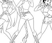 Coloriage Performance de Huntrix