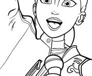 Coloriage Rumi de Chasseurs de d&eacute;mons Kpop
