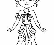 Coloriage et dessins gratuit Zoey chibi à imprimer
