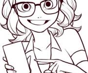 Coloriage et dessins gratuit Alya Cesaire de Miraculous Ladybug à imprimer