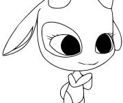 Coloriage Kwami Longg facile