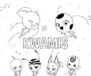 Coloriage Kwamis mignons