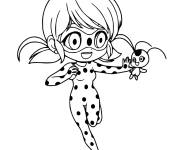 Coloriage Ladybug mignonne