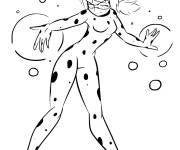 Coloriage Ladybug r&eacute;cup&egrave;re son &eacute;nergie