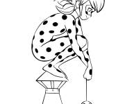Coloriage Ladybug sur le tour